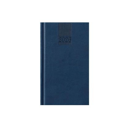 Календар-бележник Поло, седмичник, 9 x 16 cm, син