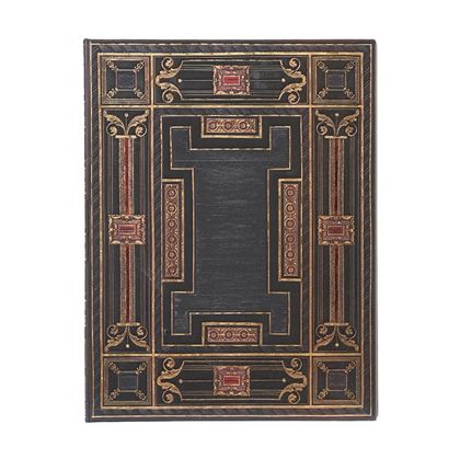 Paperblanks Тефтер Onyx, Ultra, широки редове, твърда корица, 72 листа