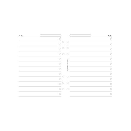 Filofax Пълнител за органайзер To Do, A5, 25 листа