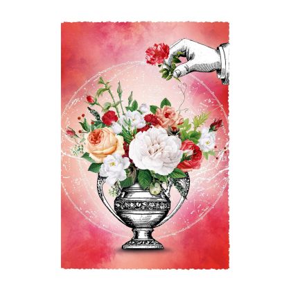 Gespaensterwald Картичка Silver Line, ваза с цветя