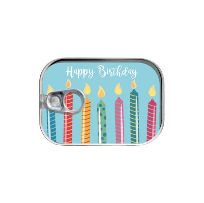 Gespaensterwald Картичка-консерва, Happy Birthday candles