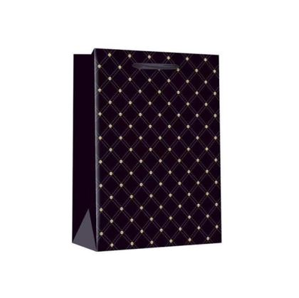 Подаръчна торбичка, 26 х 32 х 12 cm, черна