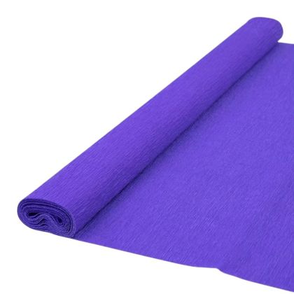 Foska Креп хартия, 50 х 200 cm, 10 листа, лилава