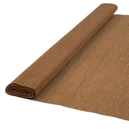 Foska Креп хартия, 50 х 200 cm, 10 листа, кафява