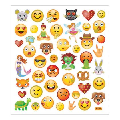 Creativ Company Стикери Емотикони, 15 х 16.5 cm, 1 лист