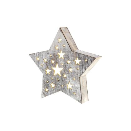 Retlux Коледна украса RXL 347 - Звезда, малка, сива