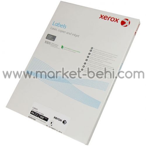 Етикети Xerox 210x297mm A4, 100л. 1
