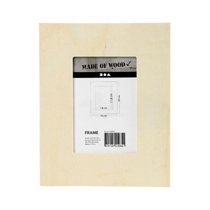 Creativ Company Рамка за снимка за декорация, дървена, 20 х 16