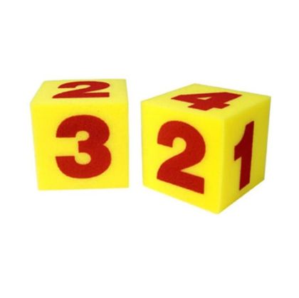 Learning Resources Зарчета от пяна, с числа, големи, 2 броя