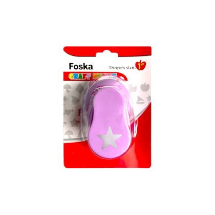 Foska Перфоратор за декорация - Звезда, 25 mm, зелен