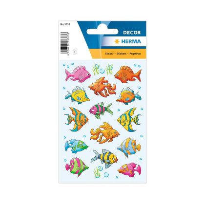 Herma Самозалепващи се етикети Риби, 1 лист