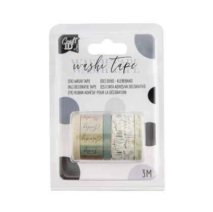 Craft ID Тиксо, с мотиви за декорация, дължина 3 m, 3 броя, винтидж