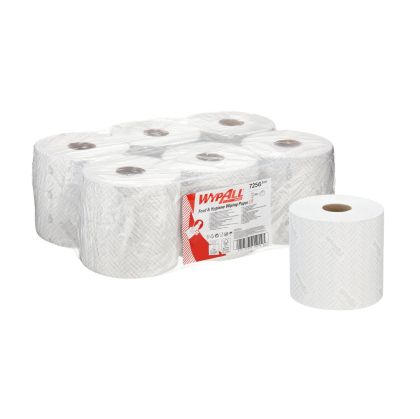 Кърпи за почистване Kimberly-Clark WypAll L10 7256 Centrefeed, на ролка, 38 х 19.5 cm, 800 къса, бели, 6 броя