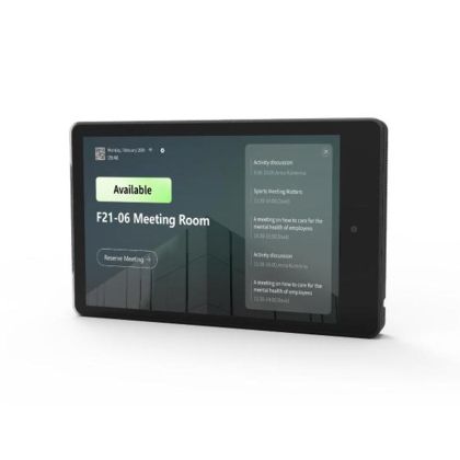 Дисплей за резервация на зала Hikvision DS-D5F10CB/BH, 10.1'', Android, 11, Cortex-A55, предна камера 2 MP