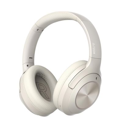 Слушалки A4Tech Fstyler BH220, с Bluetooth v5.3, 100 dB, бежови