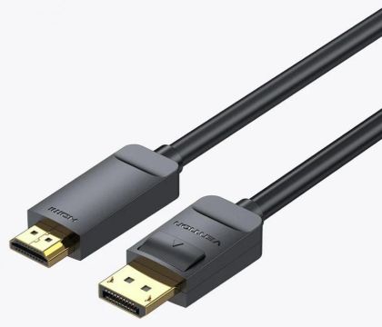 Кабел Vention DP M - HDMI M 4K 60Hz 1.5м