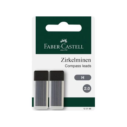 Faber-Castell Мини графити, H, 2 mm, 2 х 6 броя, в блистер