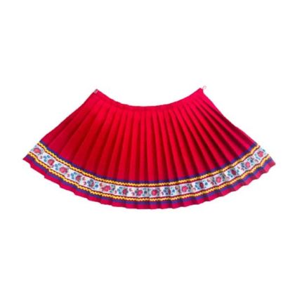 Пола, фолклорна, тип бръчник, плисирана, размер 140 cm, възраст 10 години