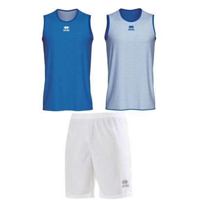 Баскетболен екип Errea Wing, унисекс, размер 3XL, синьо-бял