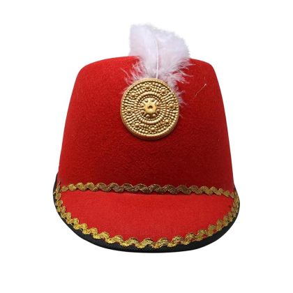 Шапка на мажоретка, червена