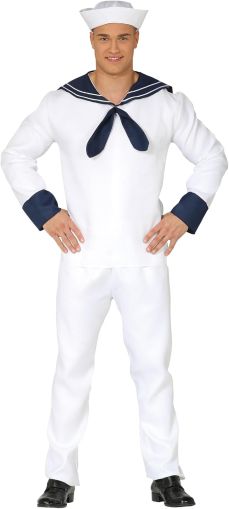 Костюм на Моряк, мъжки, размер 48-50, M