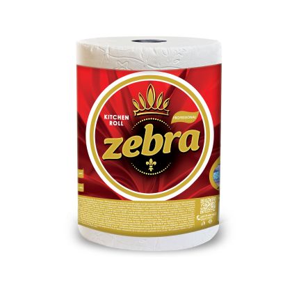 Кухненска ролка Zebra Professional, двупластова, 250 къса