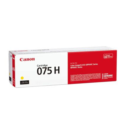 Оригинална тонер касета Canon CRG-075H, MF664/667, 2500 страници/5%, Yellow