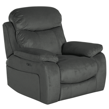 Фотьойл с електрически релакс механизъм SELENA LUX - тъмносив 457