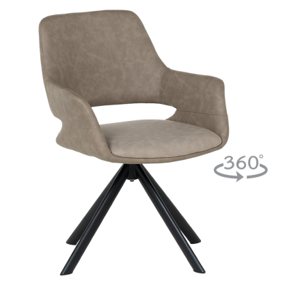 Трапезен стол DEVON - светлобежов SF 2