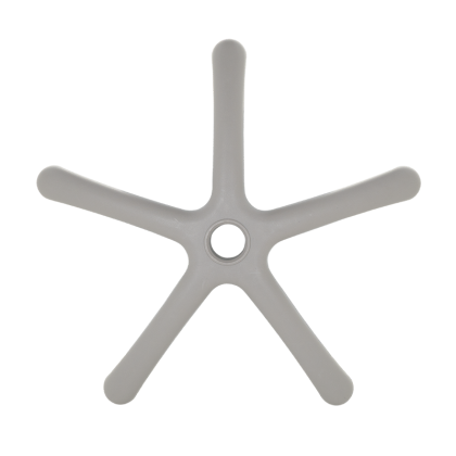 Звезда за детски стол - 250 мм - полипропилен - сива