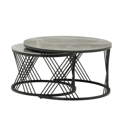 Комплект помощни холни масички LAHOLM - сив