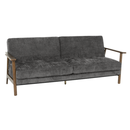 Разтегателен диван - тройка UVIRA - сив