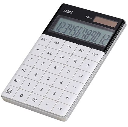 Калкулатор Deli No.1589, настолен, 12 разряден
