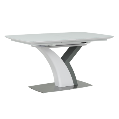 Разтегателна трапезна маса OMIS - бяла