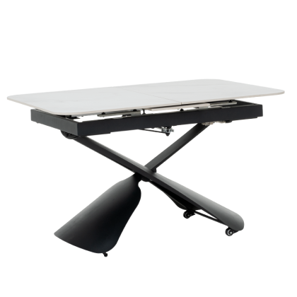 Разтегателна маса с повдигащ механизъм CAGUA - бяла