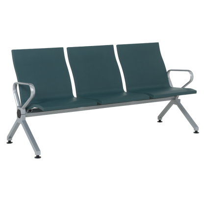 Посетителска пейка с 3 места Carmen CR-1040-3 - зелена