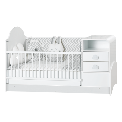 Бебешка кошара и детско легло 2в1 PORI 80 x 180