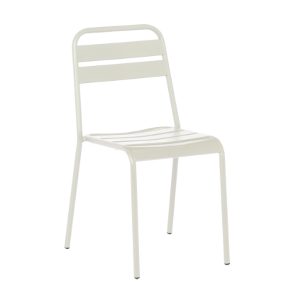 Метален градински стол ABA - светлосив