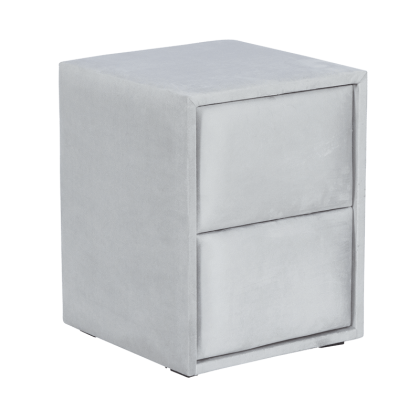 Нощно шкафче за спалня WAVE - светлосив 25