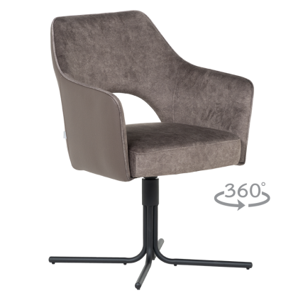 Трапезен стол PARNU - тъмнобежов