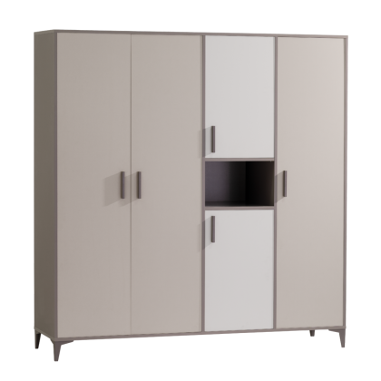 Четирикрилен детски гардероб RIGA