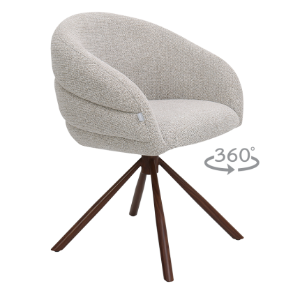 Трапезен стол NAMKA - светлокафяв 3А WAL