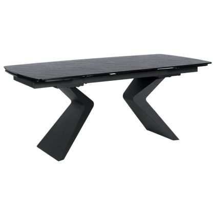 Разтегателна трапезна маса MARIPA - черна