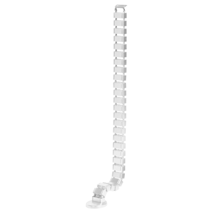 Държач за кабели за бюро Carmen CR-017-W - бял