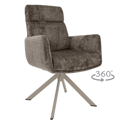 Трапезен стол TORVA - бежов 24