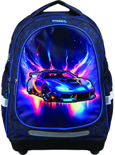 Ергономична раница Street Light Fiery Car, 30x40x12 cm