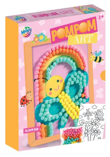 Moxy Творчески комплект с помпони Елф и русалка, в рамка