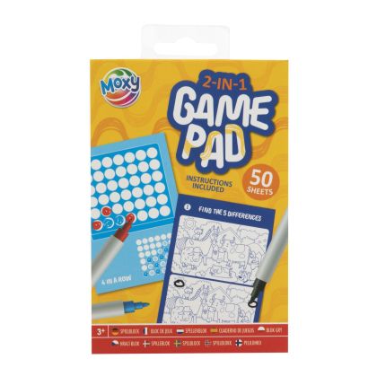 Moxy Книжка с игри 4 в редица и Открий разликите