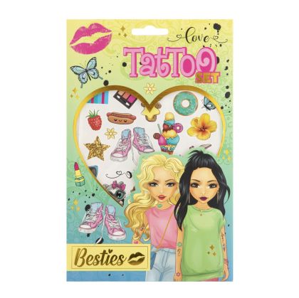 Moxy Комплект татуировки Besties, розови