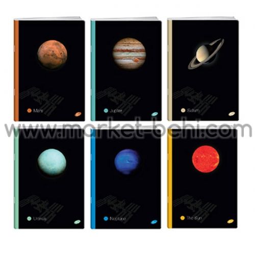 Тетрадка А5 UV Planets,60+2 л.,ред